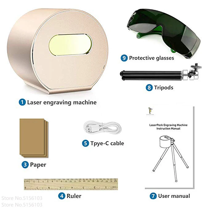 4PCS LaserPecker Pro 레이저 조각 기계 접이식 보호 플레이트 먼지 커버 자기 보호 쉴드 조각사 액세서리