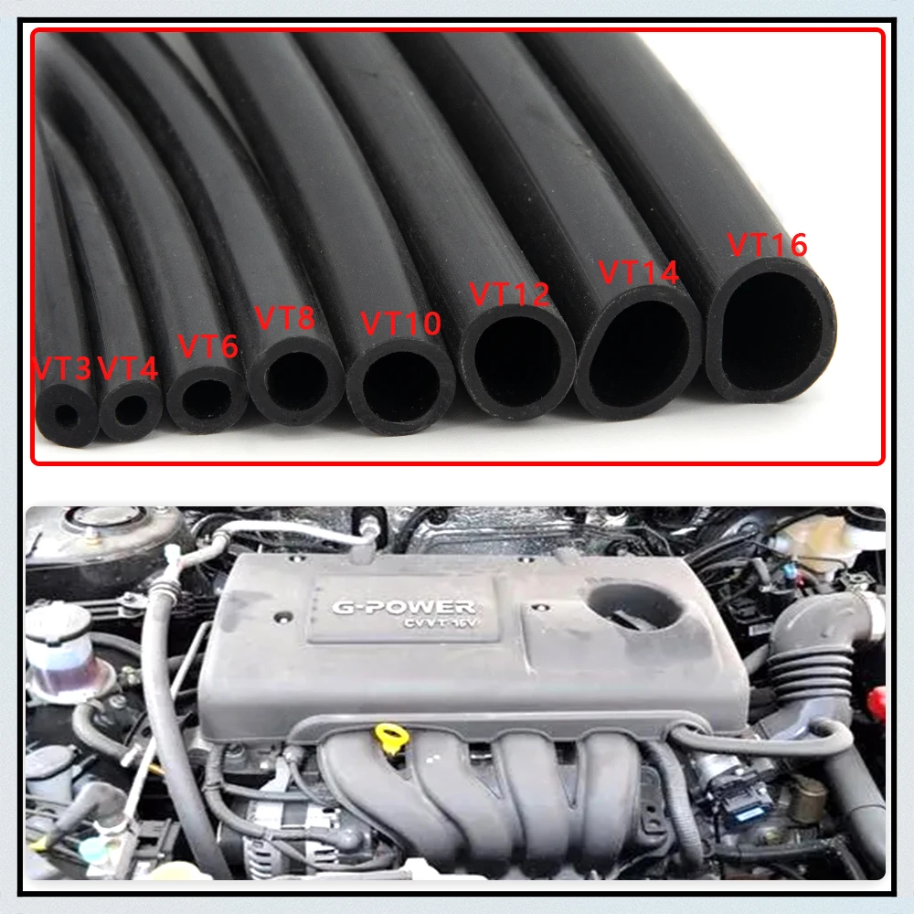 Đa Năng 3/4/6/8/10/12/14Mm Tự Động Xe Máy Hút Chân Không Vòi Silicon đường Đua Ống Ống Khí Dầu Vòi Nhiên Liệu Dòng Xăng Ống Ống