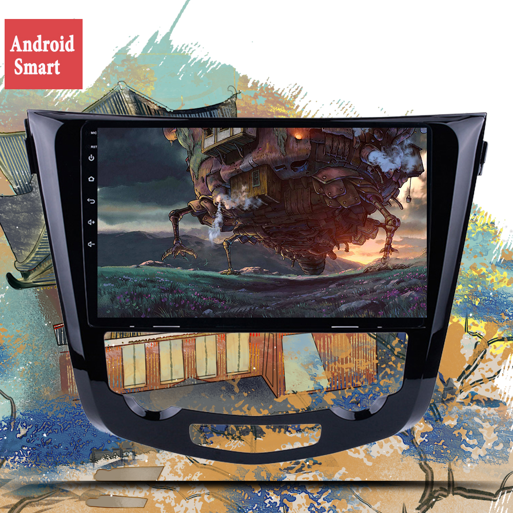 Android 14.0 Radio mobil, Multimedia pemutar Video DVD navigasi GPS untuk Nissan x-trail XTrail T32 Qashqai J11 T31 J10 Kepala Unit