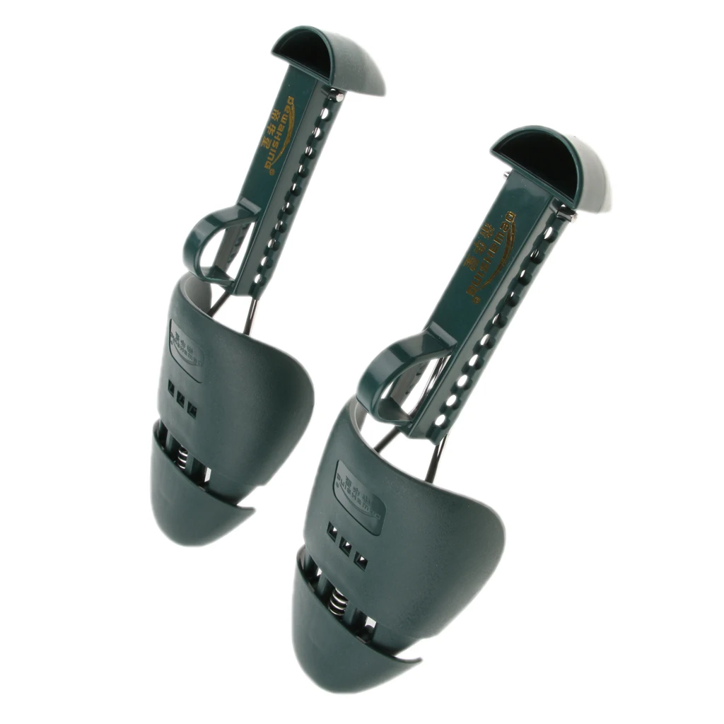 Suporte de árvore de sapato ajustável, prático, rack de árvore de sapatos com bobina de mola de tensão ajustável, protetor de árvore de sapatos