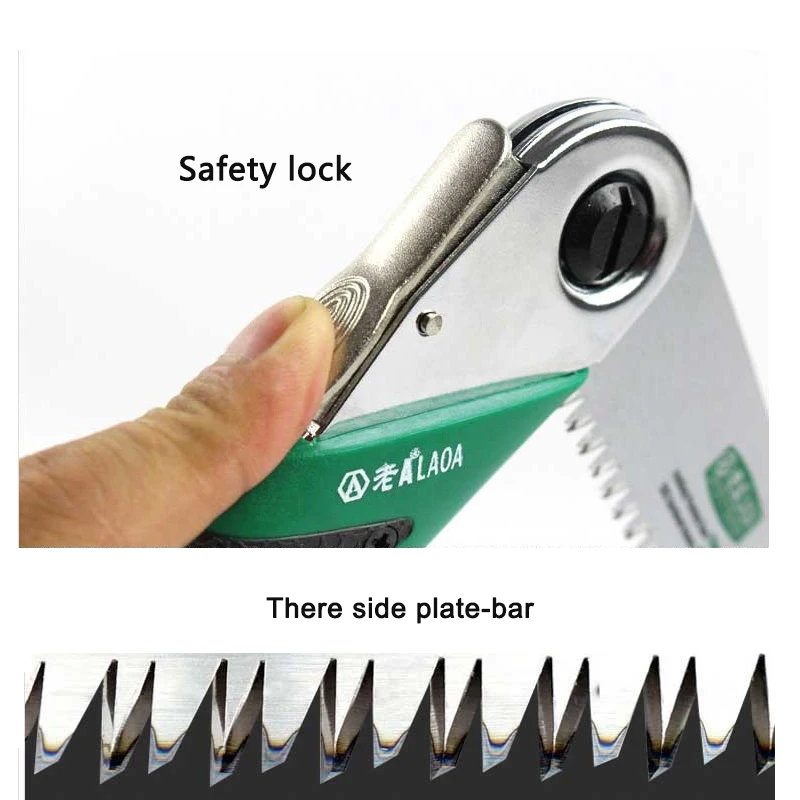 LAOA Vườn Thấy Máy Tỉa Secateurs Cắt Tỉa SK5 Làm Vườn Serra Cắm Trại Cưa Có Thể Gập Lại Răng Cưa Sắc Bén Mô Hình Gỗ DIY Dụng Cụ Cầm Tay