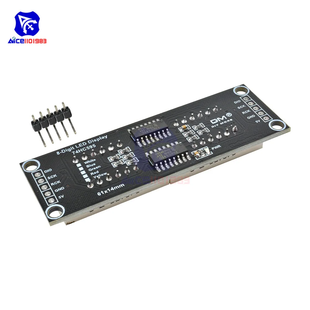 diymore 74HC595 0.36 inch 8 Bits Digital LED Display 7 Segment LED Module 5 Color Available for Arduino