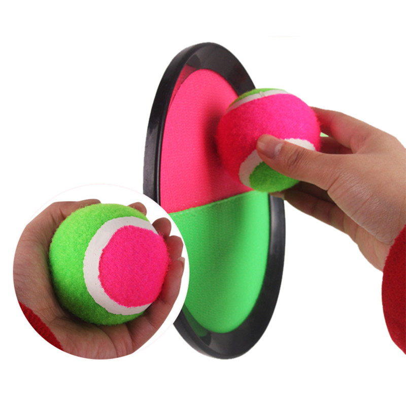 1 conjunto crianças otário bola pegajosa brinquedo esportes ao ar livre pegar bola jogo conjunto jogar e pegar pai-filho brinquedos interativos ao ar livre