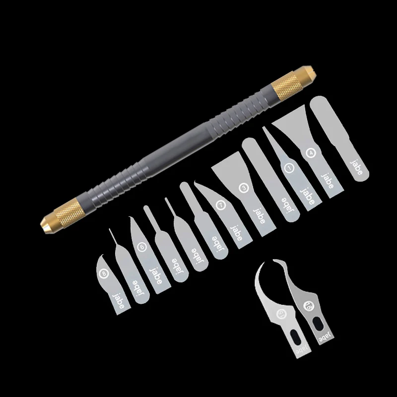 IC Chip Repair Thin Blade Tools Set CPU Edge Removal Tool Remove for Mobile Phone Computer CPU Motherboard Chip Repair