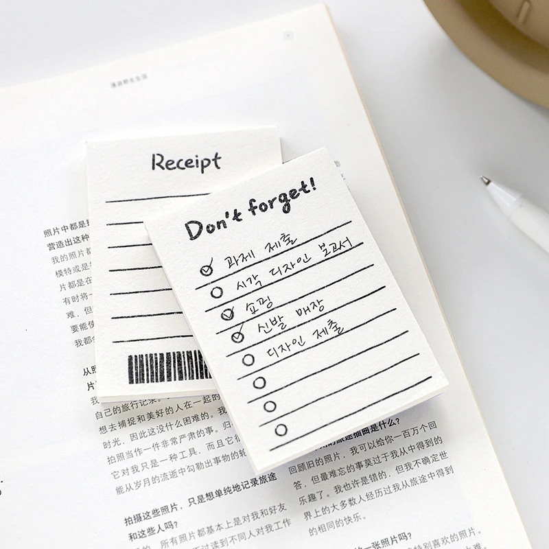 50 แผ่น Creative Daily Schedule MeMO Pad To Do List เวลา Sticky Note Schedule Planner อุปกรณ์สํานักงานเครื่องเขียนโรงเรียน