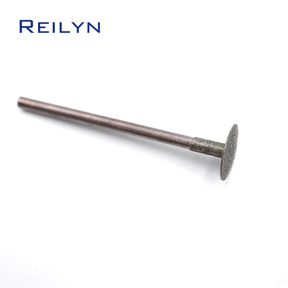 20pcs 다이아몬드 그라인딩 드릴 K 형 바늘 포인트 비트 조각 조각 다이 그라인더/Dremel/로타리 도구 용 연마 유리 옥