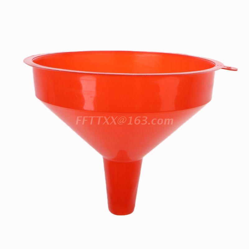 Embudo de llenado de plástico de 17,5x14,5 cm, boquilla de aceite, herramienta de estilismo de coche de gasolina para coche, motocicleta y vehículo