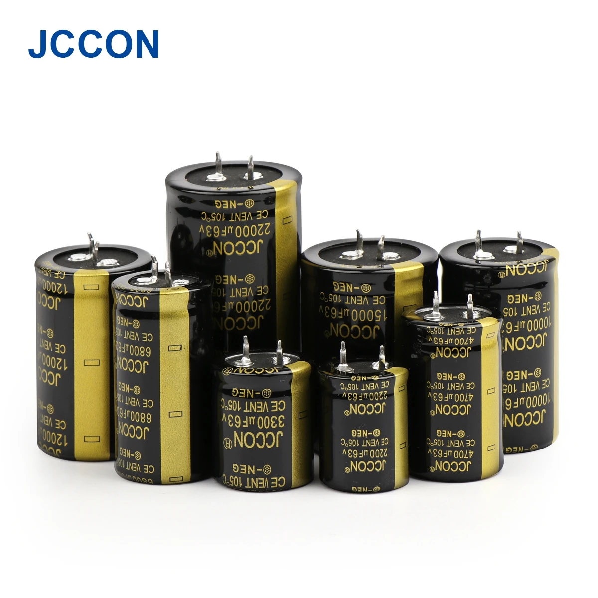 2 шт. JCCON аудио электролитический конденсатор 63 В 3300 мкФ 4700 мкФ 6800 мкФ 10000 мкФ 12000 мкФ 15000 мкФ 22000 мкФ с низким ESR для усилителя Hi-Fi