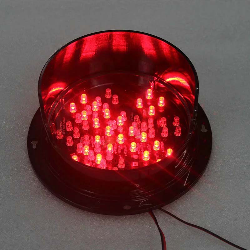 적십자 및 녹색 화살표 LED 신호등, 도로 안전 교통 안전용, DC12V 또는 DC24V 독점, 125mm