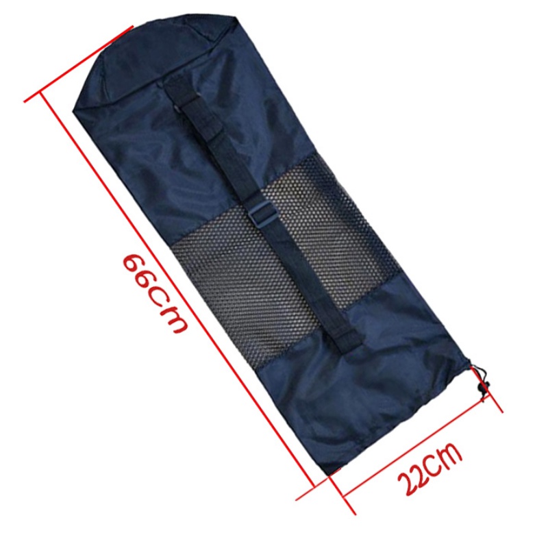 Bolsa portátil para esterilla de Yoga, accesorio de nailon para Pilates, herramienta deportiva de malla, correa ajustable, suministro de manchas