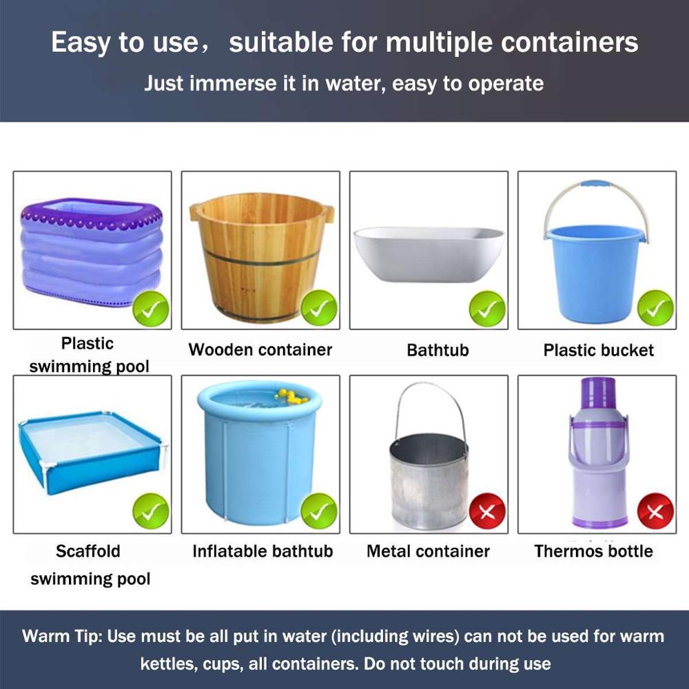 3000 ワット電気ヒーターボイラー水加熱要素ポータブル浸漬サスペンション浴室スイミングプール AU/EU/英国プラグ