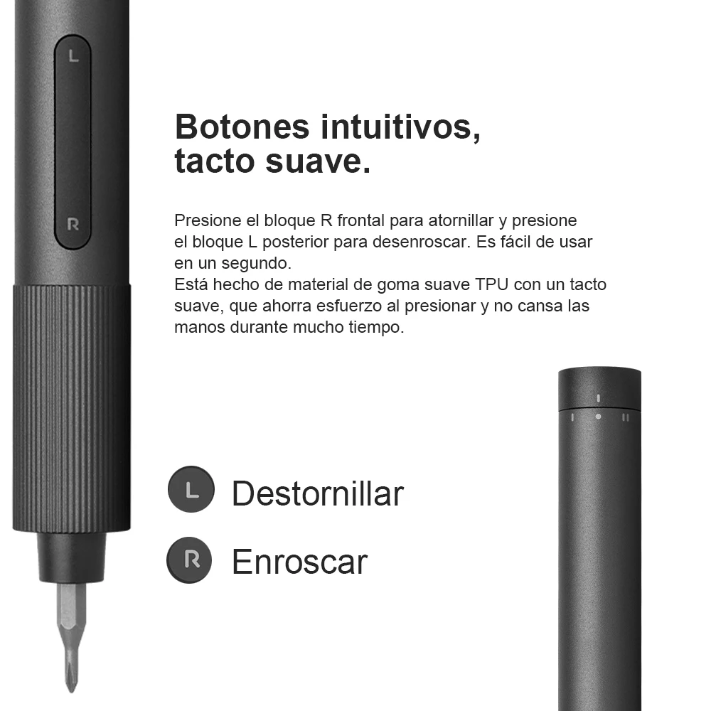 Xiaomi Mijia Kit cacciavite elettrico di precisione Type-C ricaricabile 2 coppia ingranaggi 400 + vite S2 punta di precisione in acciaio