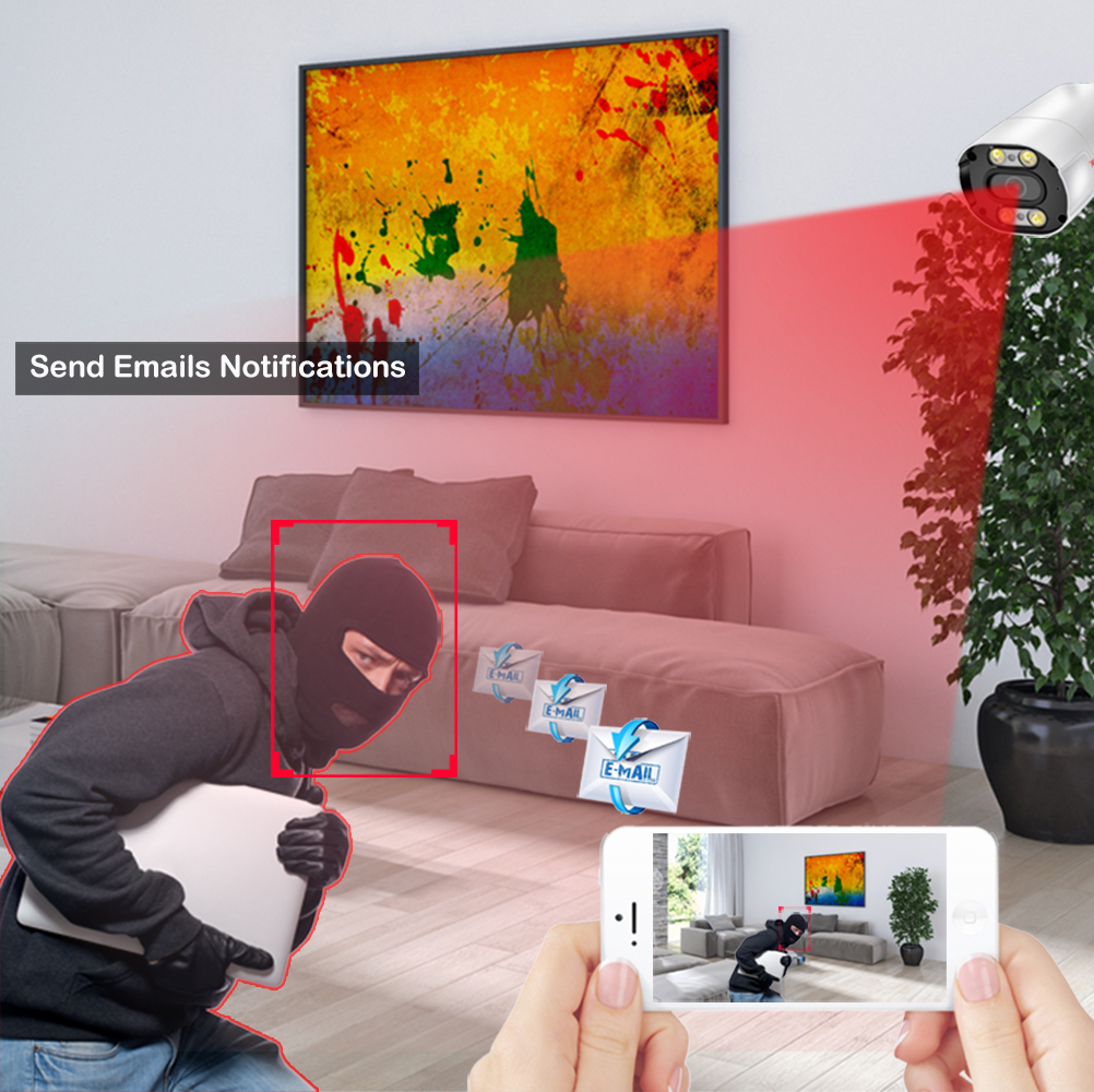 4K 8CH POE Smart NVR (1080p/3MP/4MP/5MP/6MP/8MP/4K) POE Network Video Recorder Supports up to 8 x 8MP/4K IP Cameras 4/8 Channel