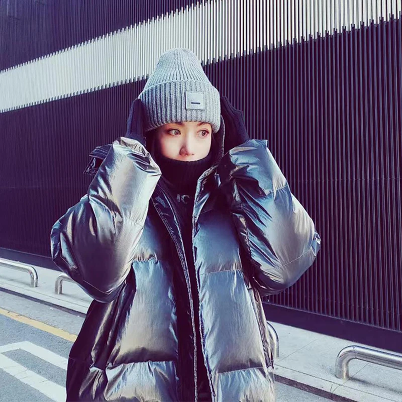 Gorros de invierno para mujer, gorro tejido de lana con cara sonriente para pareja, gorro tejido con hilo para mujer, gorro cálido 2024