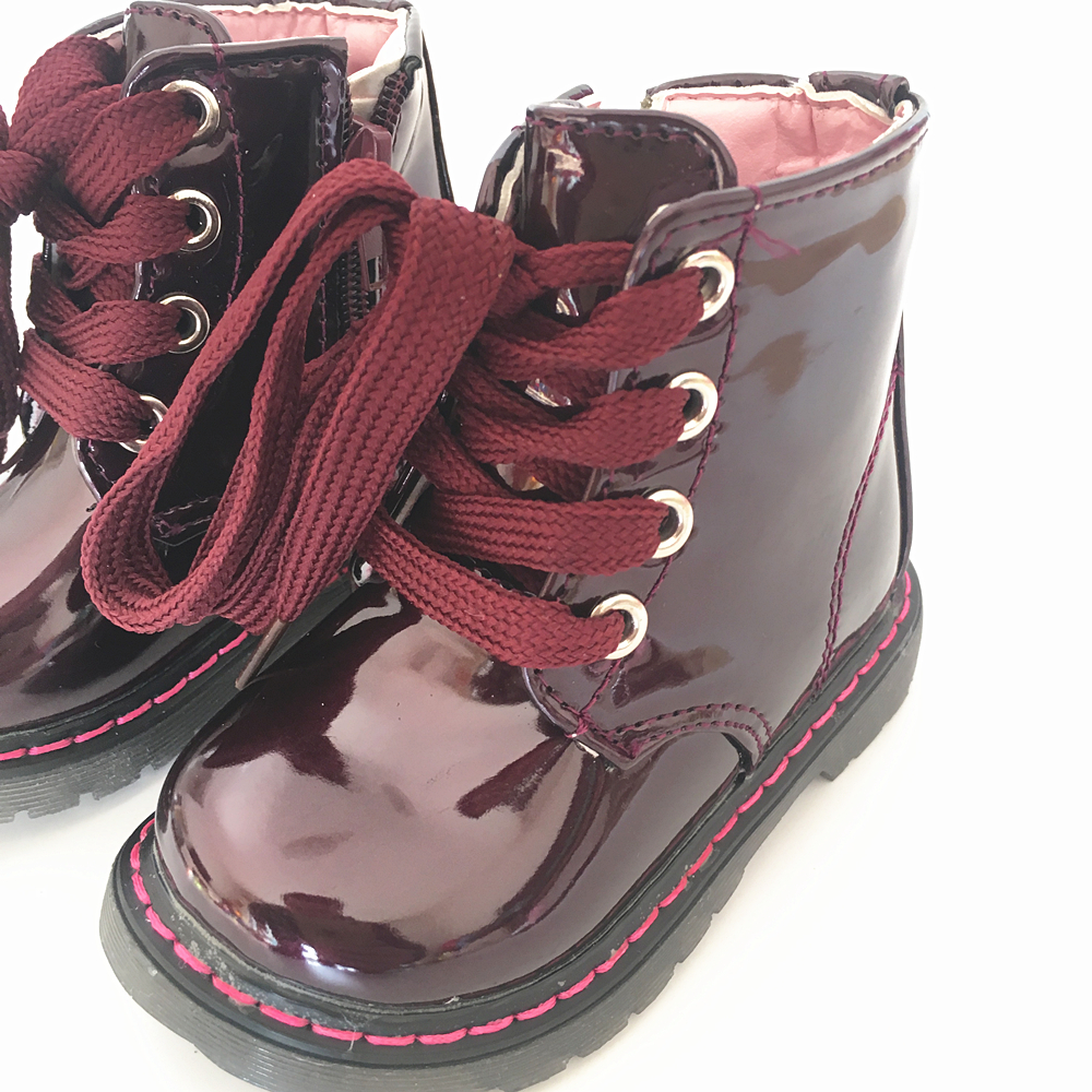 Mùa Thu Đông Trẻ Em Ủng Trẻ Em Giày Đi Mưa Nữ Boots Unisex Da PU Dành Cho Trẻ Em Đi Xe Giày