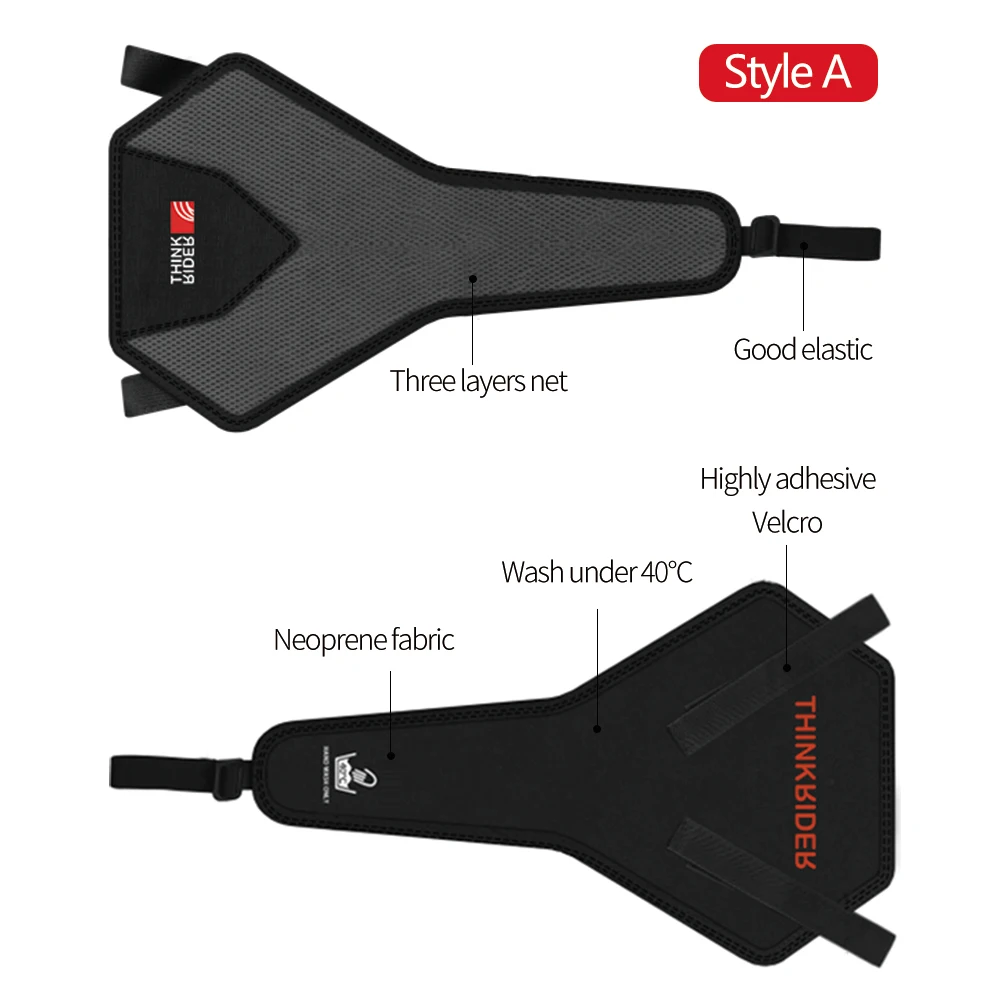 ThinkRider-bandas para el sudor para entrenamiento de bicicleta, accesorios para ciclismo en interiores, resistentes y duraderos