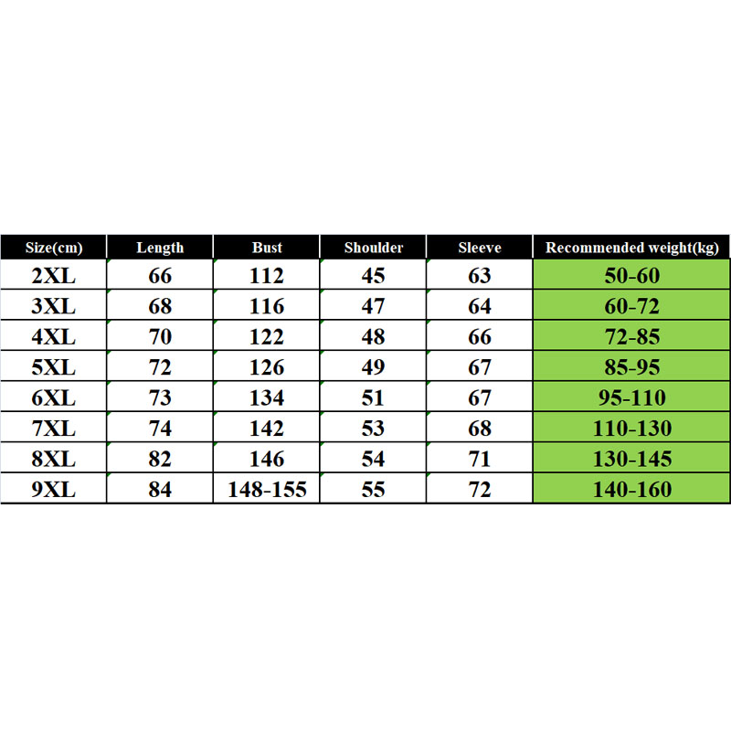 Herbst Winter Jacken Männer 9XL 8XL 7XL 6XL 5XL Fehlschlag 152 cm Plus Größe Mantel