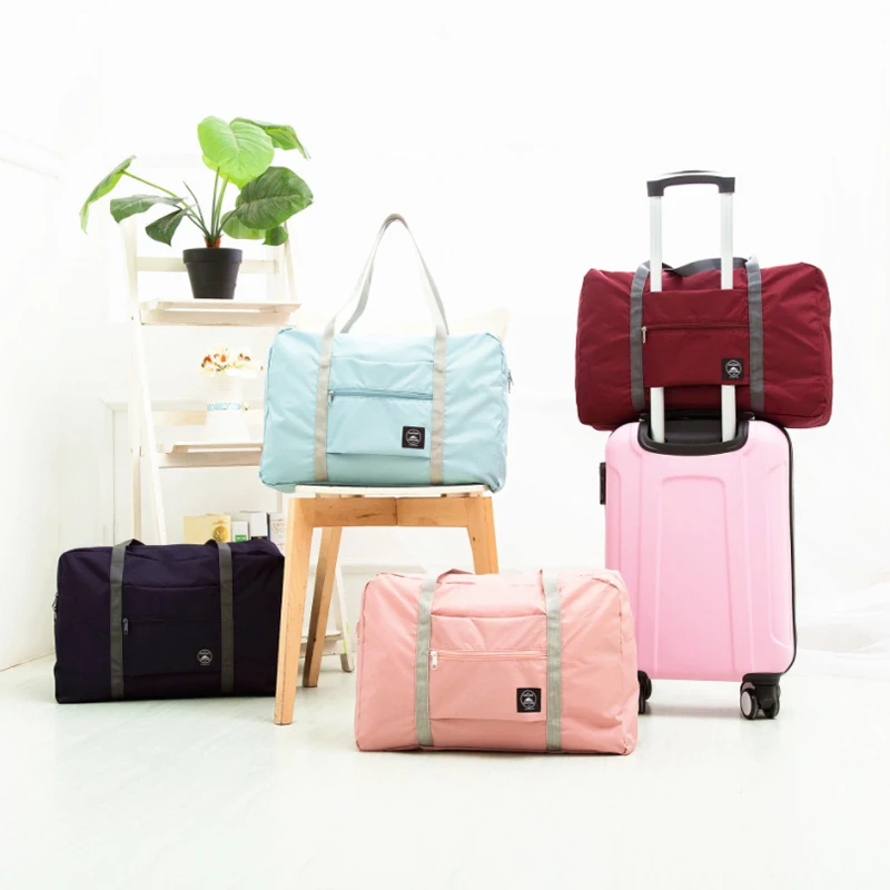 Túi Du Lịch Chống Thấm Nước Unisex Gấp Gọn Xách, Túi Đựng Đồ Ban Tổ Chức Công Suất Lớn Đóng Gói Khối Di Động Túi Hành Lý Phụ Kiện Du Lịch