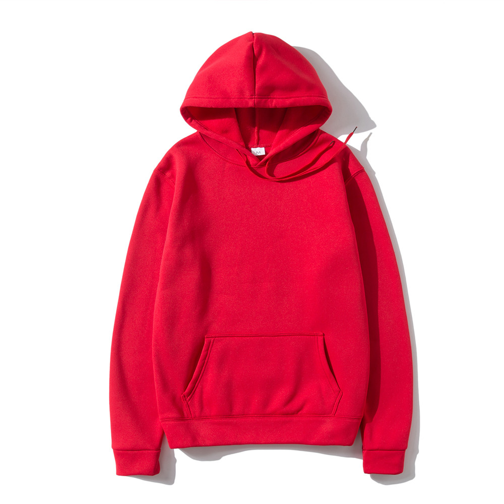 Männer Frau Hoodies Sweatshirts Mode einfarbig Rot Schwarz Grau Rosa Mit Kapuze Hip Hop Fleece Hoody Herren Marke Hoodie Streetwear
