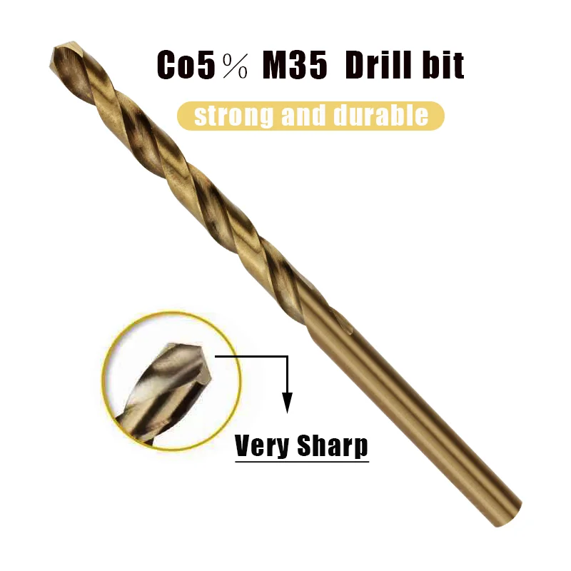 Coban Thép Tốc Độ Cao Xoắn Mũi M35 Dụng Cụ Inox Bộ Mũi Khoan Phụ Kiện Kim Loại Thép Không Gỉ Khoan