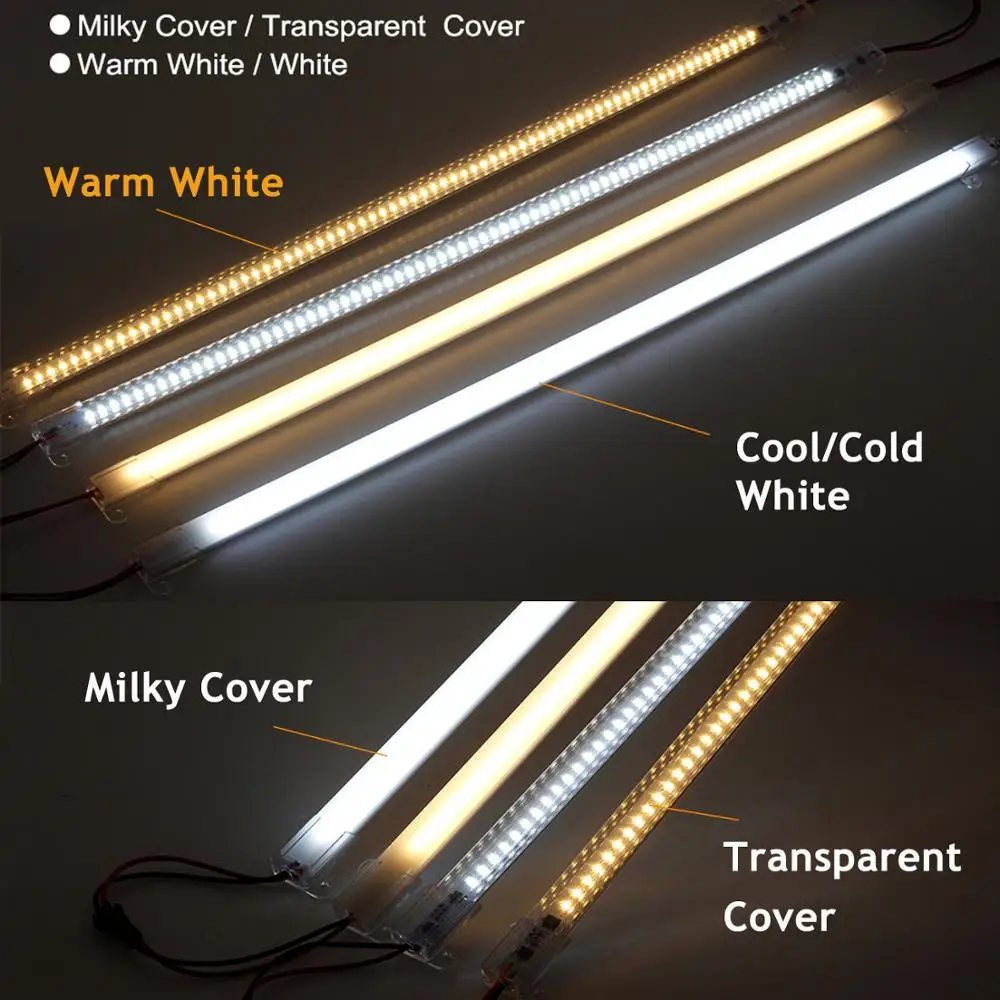AC 220 V LED Starre Lichtleiste Hohe Helligkeit 30 cm/40 cm SMD LED Leuchtstofflampenröhre Bar Branchen Vitrine Display Lampe