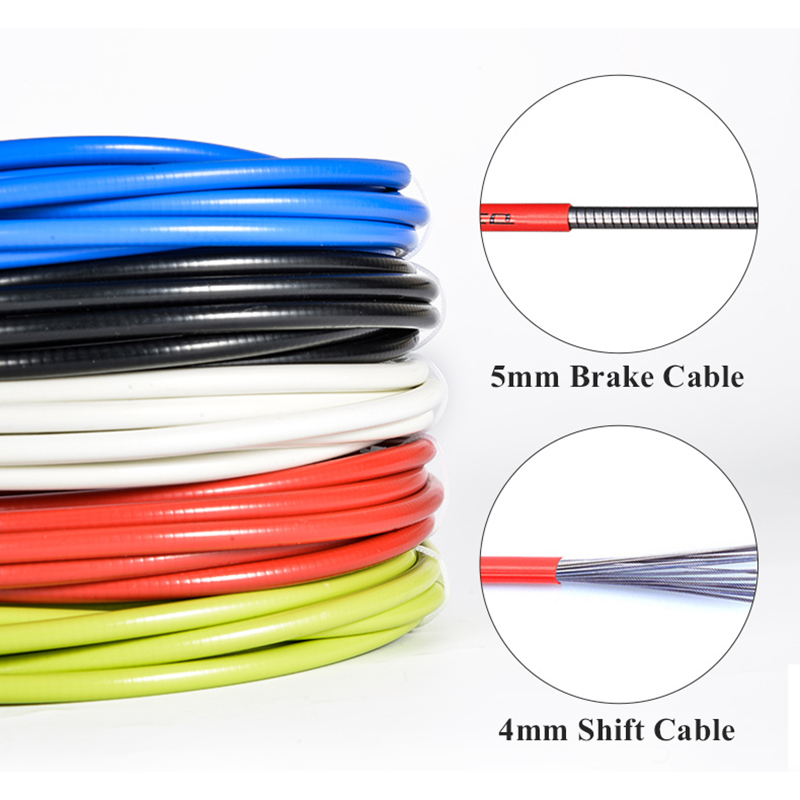 3M Xe Đạp Phanh Nhà Ở/Dịch Chuyển Nhà Ở Má Phanh Xe Đạp Cáp Ống 4Mm/5Mm MTB Xe Đạp Đường Bộ sang Số Phanh Cáp Đường Ống