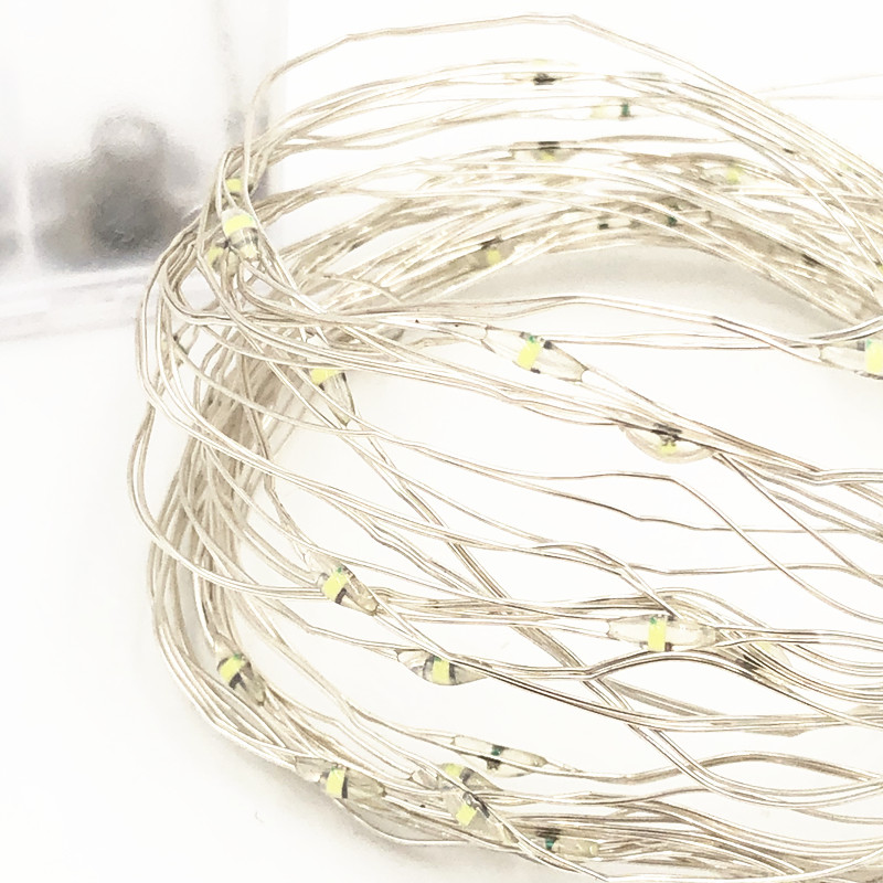 New 2M 3M 5M 10M Copper Wire LED String lights Holiday lighting Fairy Garland For Christmas Tree Wedding Party Decoration