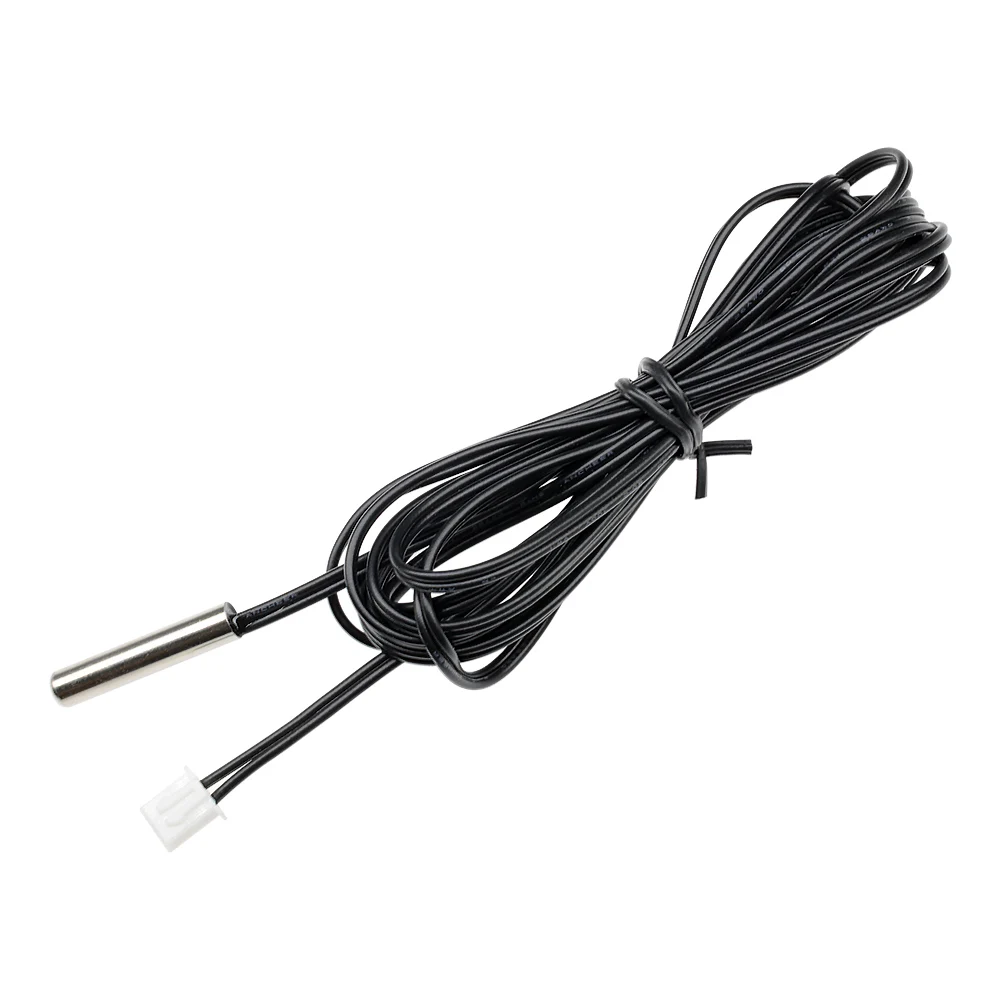 100/200cm 3m impermeable NTC 10K 1% 3950 2m termistor precisión Sensor de temperatura Cable sonda 50cm para Arduino W1209 W1401