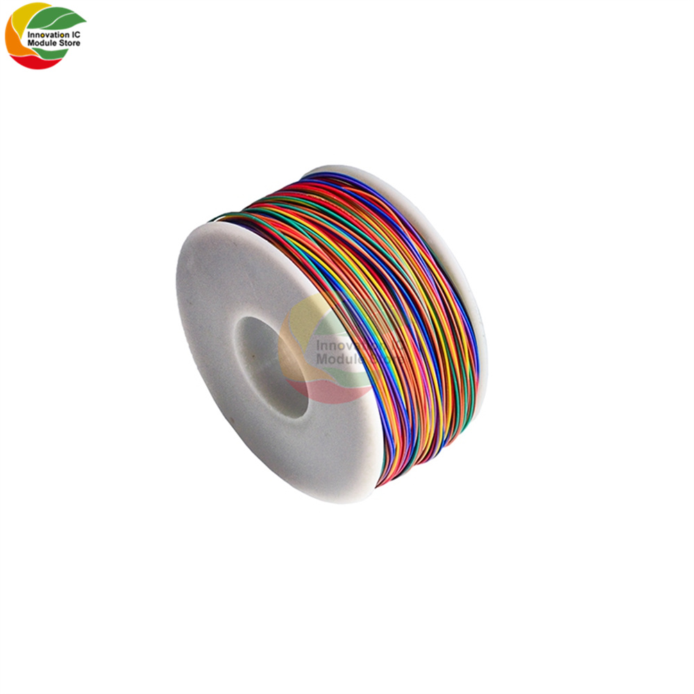 250M 30 AWG 8 선 0.25mm B-30-1000 UL1423 색 절연 케이블 구리 코어 테스트 포장 와이어 주석 도금 구리 솔리드 와이어 라인