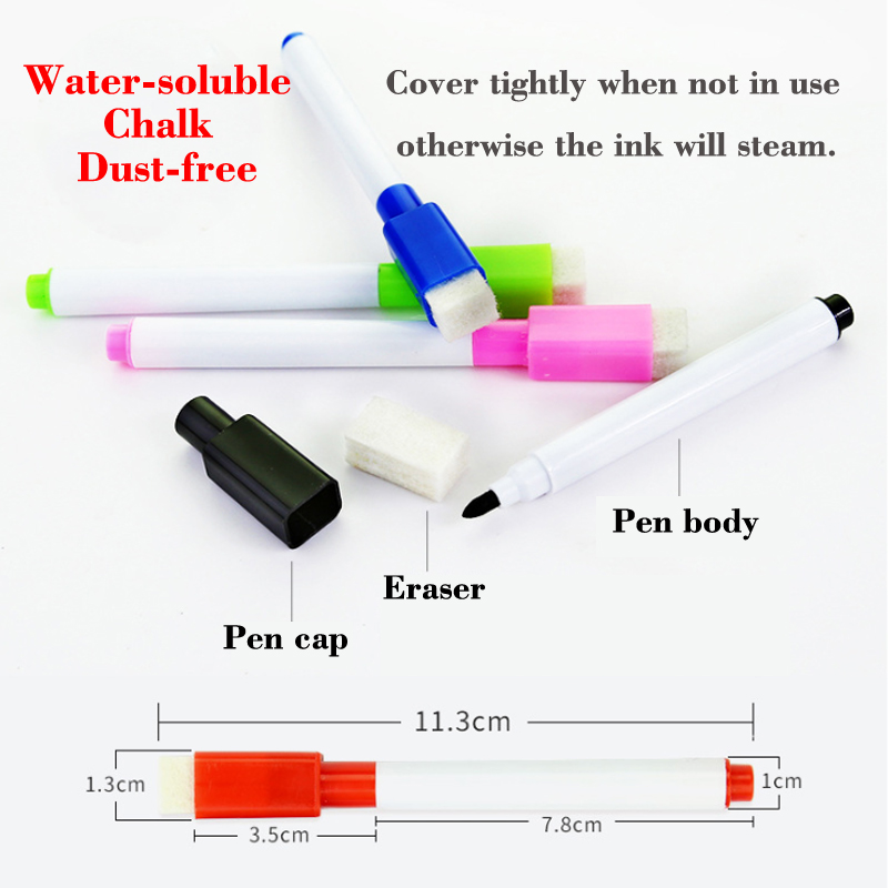 A3 Size Magnetic Blackboard Chalkboard Fridge Sticker Dust-free Chalk Board for Kids School Supplies Office Supplies Black Table