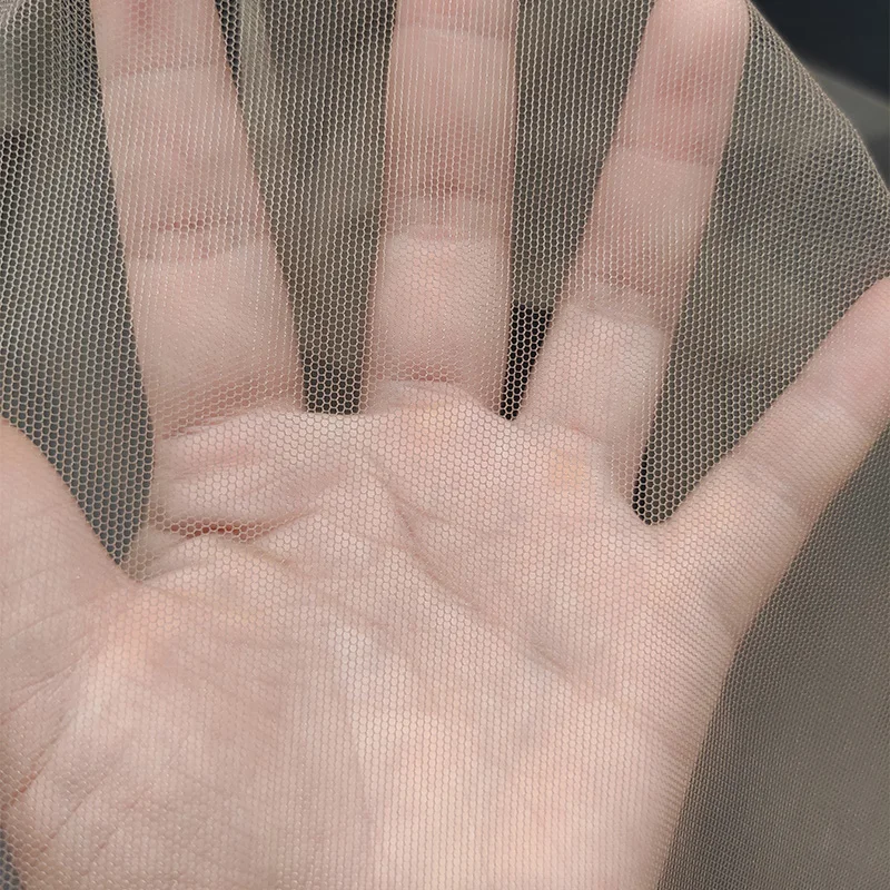 36*50 pulgadas más fino tul transparente encaje suizo tela de red peluca cierre-materiales de red