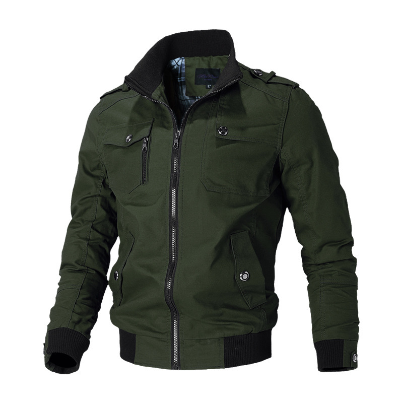 Bomberjacke Männer Mode Lässig Windjacke Jacke Mantel Männer 2024 Frühling Herbst Neue Heiße Outwear Solide Stehen Dünne Jacke Herren