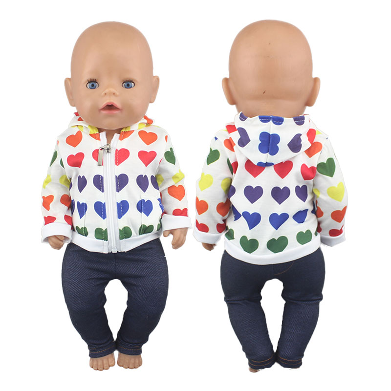 2023 novas bonecas roupa ternos para 17 polegada 43cm bebê reborn boneca bonito jumpers macacão roupas de boneca recém-nascido