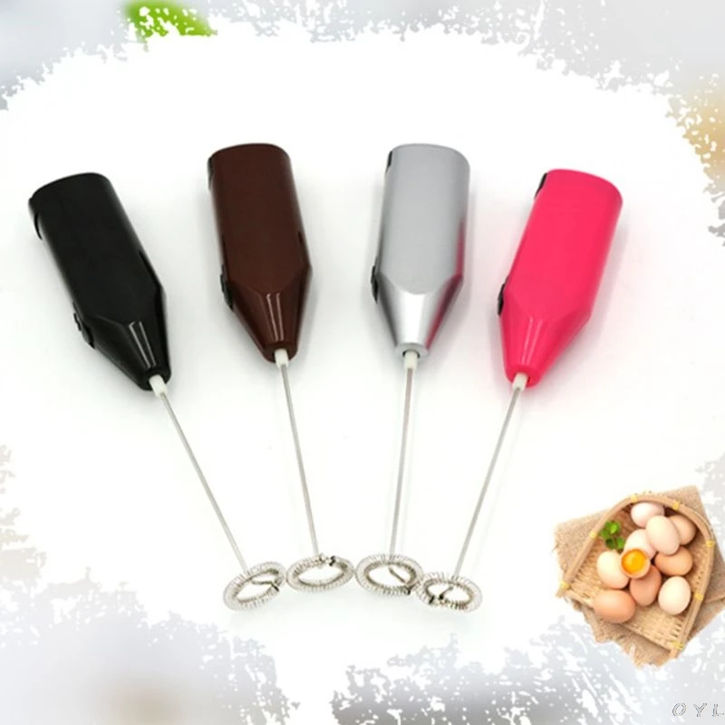 Điện Máy Trộn Sữa Be 2 Đầu Cà Phê Frother Sữa Rửa Mặt Foamer Máy Thép Không Gỉ Cho Nhà Bếp Whosale & Trang Sức Giọt