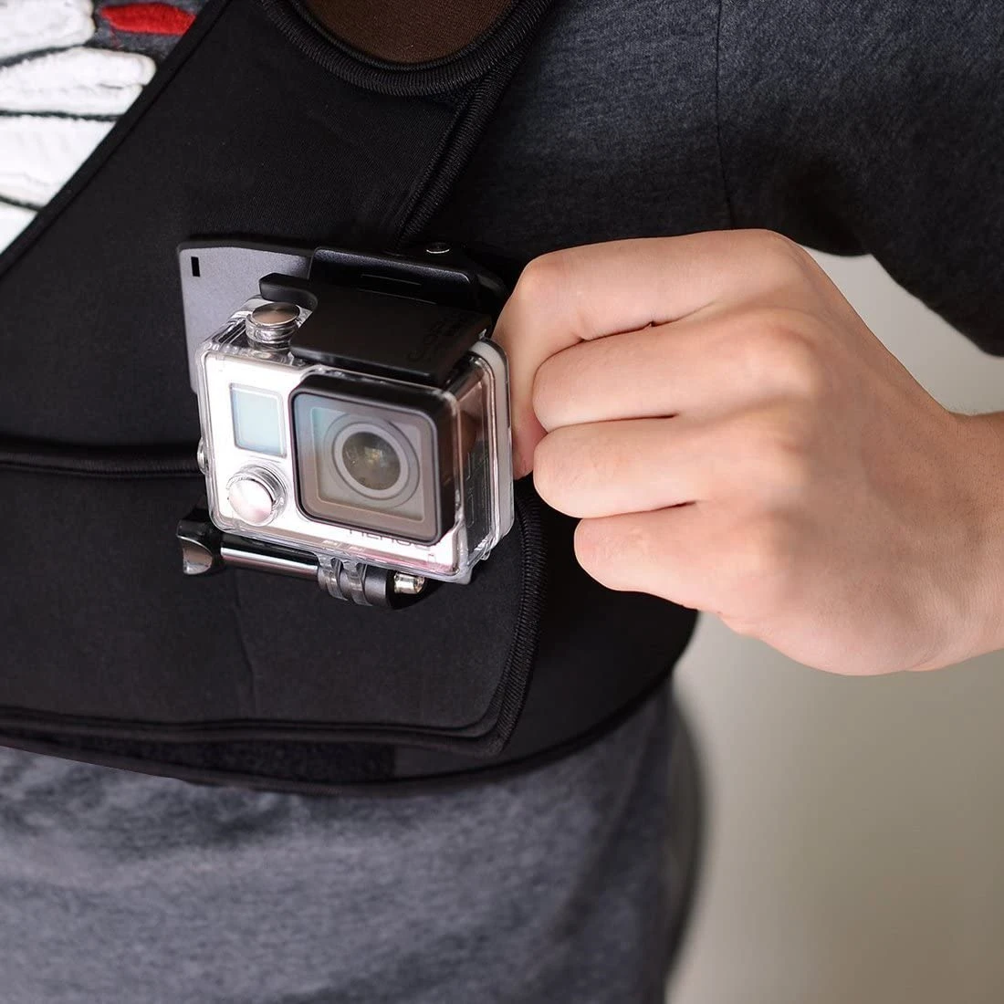 Backpack Strap Clip 360 Degree Rotation Hat Belt Clamp Mount For Gopro Hero 11 10 9 8 Action Camera Accessories