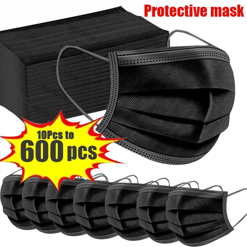 10-600 szt. Certyfikowane maska chirurgiczna maski medyczne czarne dorosłych mascarillas maska chirurgiczna mascarillas quirurgicas homologadas