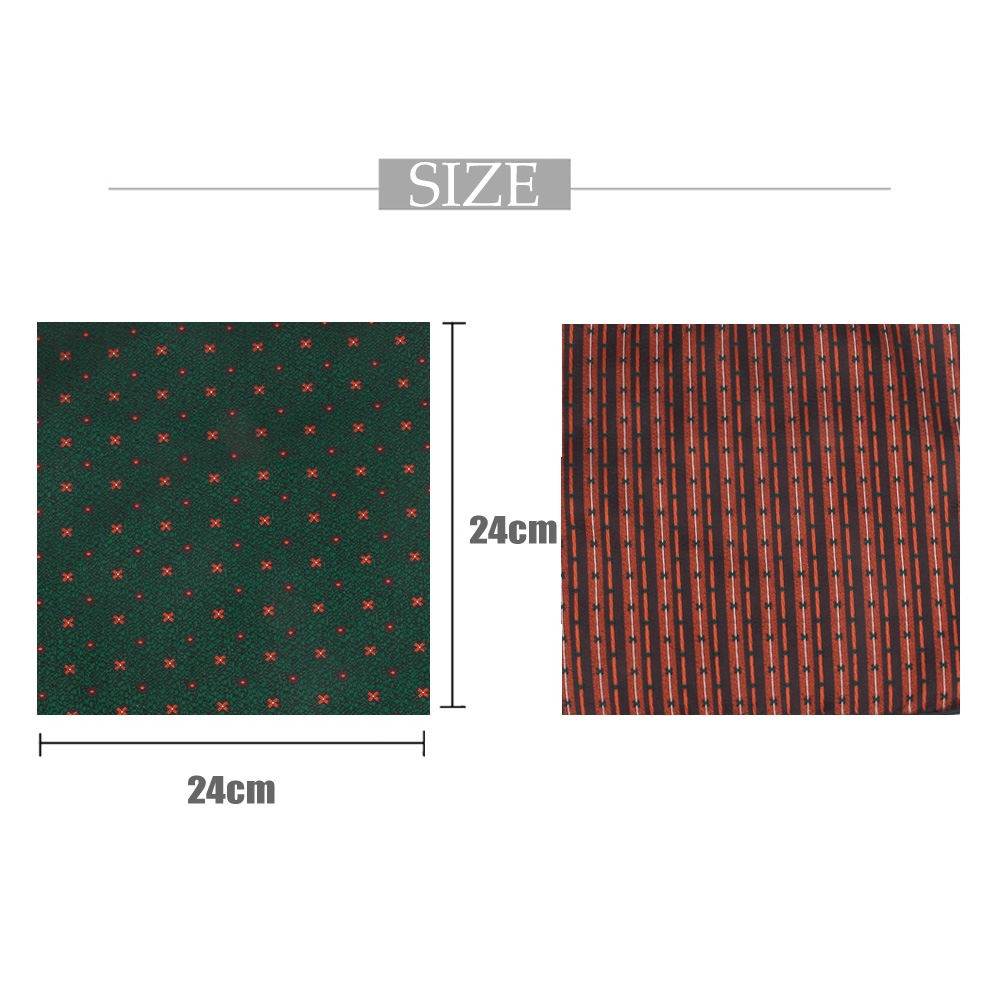 ผ้านุ่มพ็อกเก็ตสแควร์สำหรับผู้ชายผู้หญิงหน้าอกผ้าเช็ดตัวHankyสุภาพบุรุษHankiesผู้ชายชุดผ้าเช็ดหน้าการ์ตูนผ้าเช็ดตัวของขวัญ