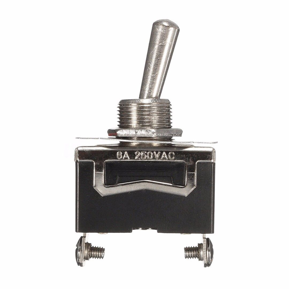 Interruptor de palanca de encendido/apagado de alta resistencia, pequeño interruptor de Spst en miniatura + cubierta impermeable, balancín de 12v, productos para coche, piezas interiores, botón de inicio y parada