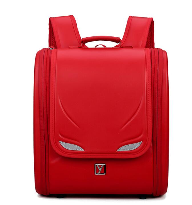 Mochila escolar japonesa con ruedas para niños, mochila con ruedas, mochila ortopédica para niños, PU