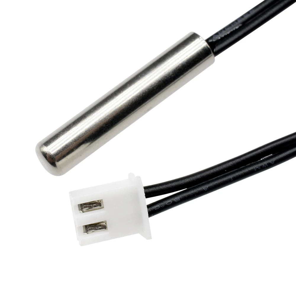 100/200cm 3m impermeable NTC 10K 1% 3950 2m termistor precisión Sensor de temperatura Cable sonda 50cm para Arduino W1209 W1401