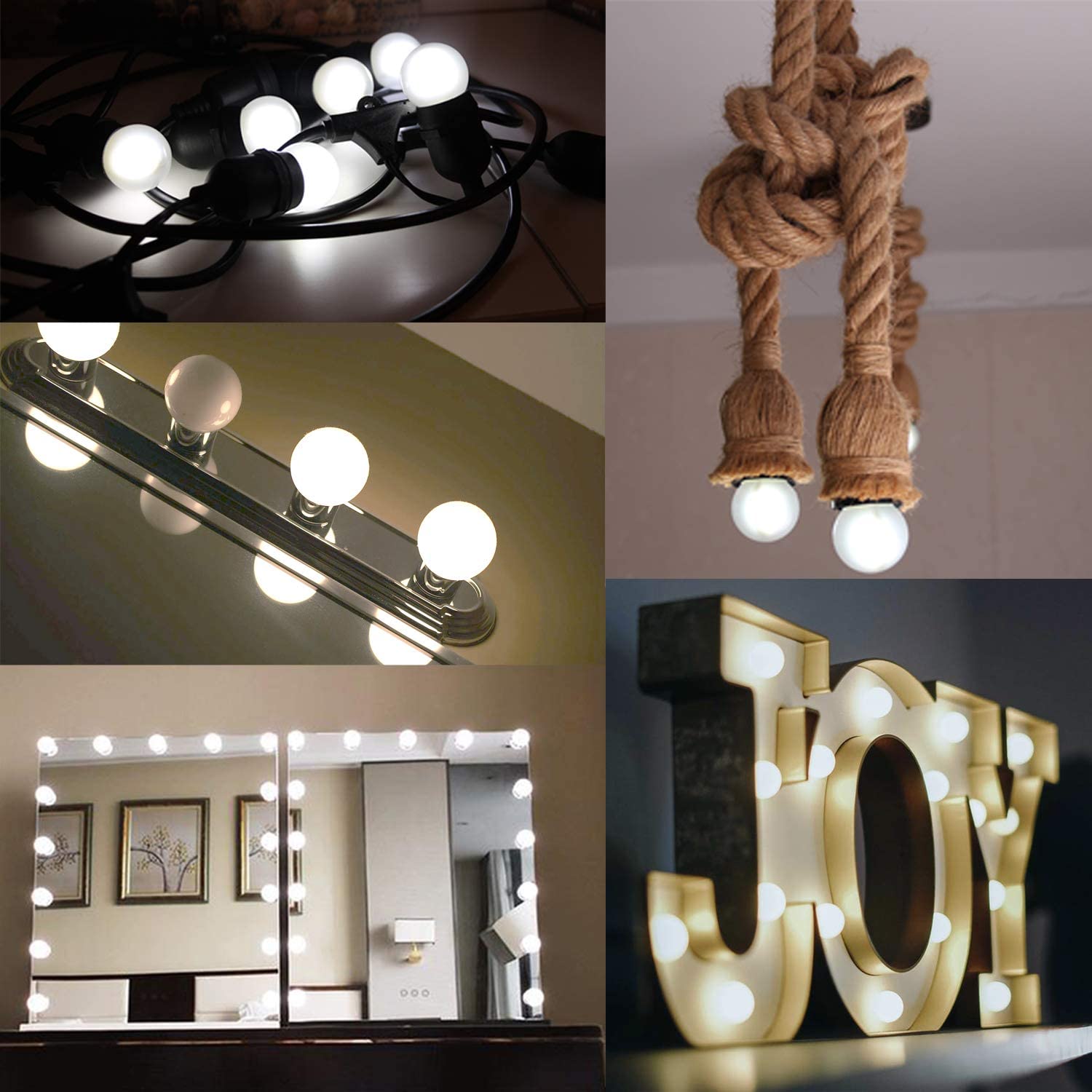 Grensk Led-lampe Kunststoff Milchig Globus PC G45 SMD Weiß E27 220V String Licht Ampulle 1W 2W 3W Garten Party Günstige Ball Lampen