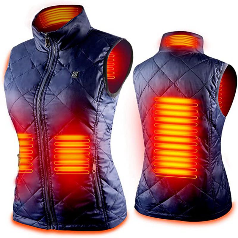 Frauen Heizung Weste Herbst und Winter Baumwolle Weste USB Infrarot Elektrische Heizung anzug Frauen Flexible Thermische Winter Warme Jacke