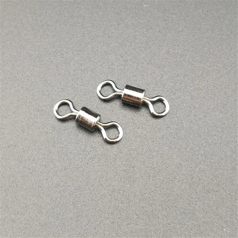50 Cái/lốc Câu Cá Xoay Kích Cỡ 2-14 # Inox Chắc Chắn Kết Nối Bi Ốp Câu Cá Xoay Cán Hạt phụ Kiện