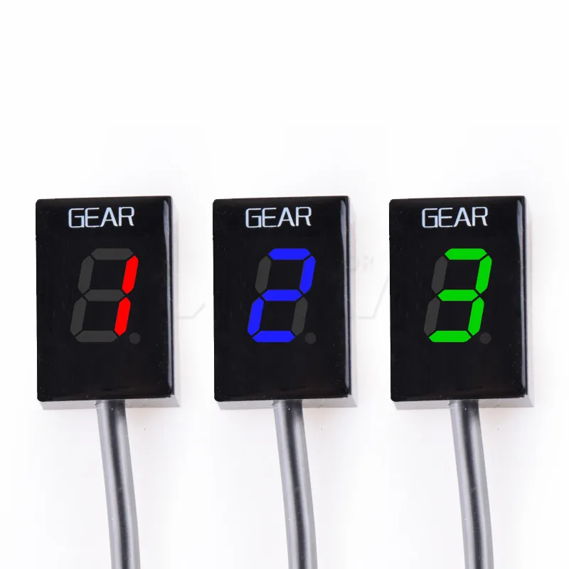 Tampilan Gigi Speedometer Digital Sepeda Motor Tahan Air 1-6 Tampilan Kecepatan LCD untuk Yamaha YZF-R1 1998 1999 2000 2001 2002-2008