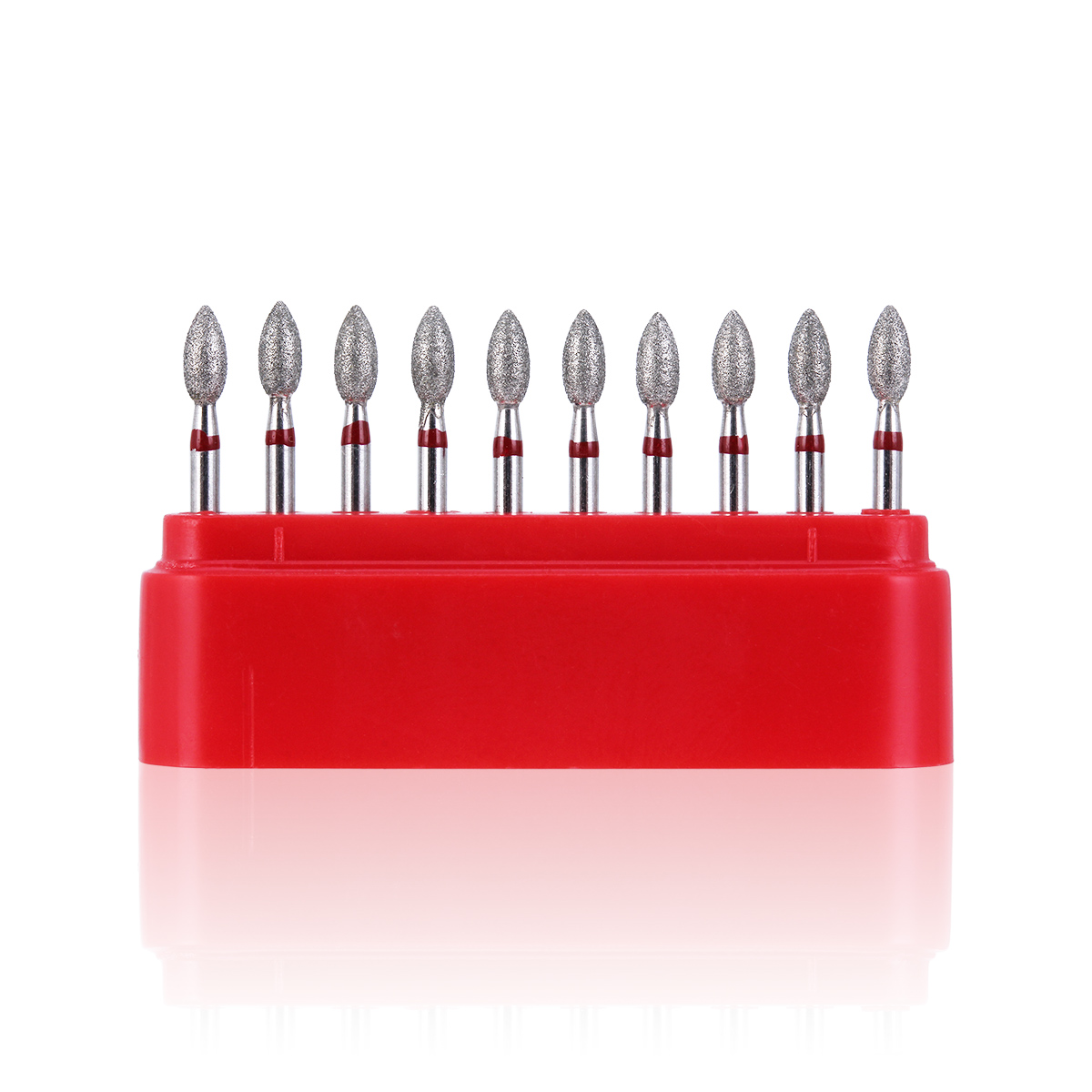 AZDENT 10 шт./кор., стоматологические высокоскоростные алмазные боры, супер грубые алмазные сверла для стоматологической лаборатории, инструменты для полировки диаметром 1,6 мм