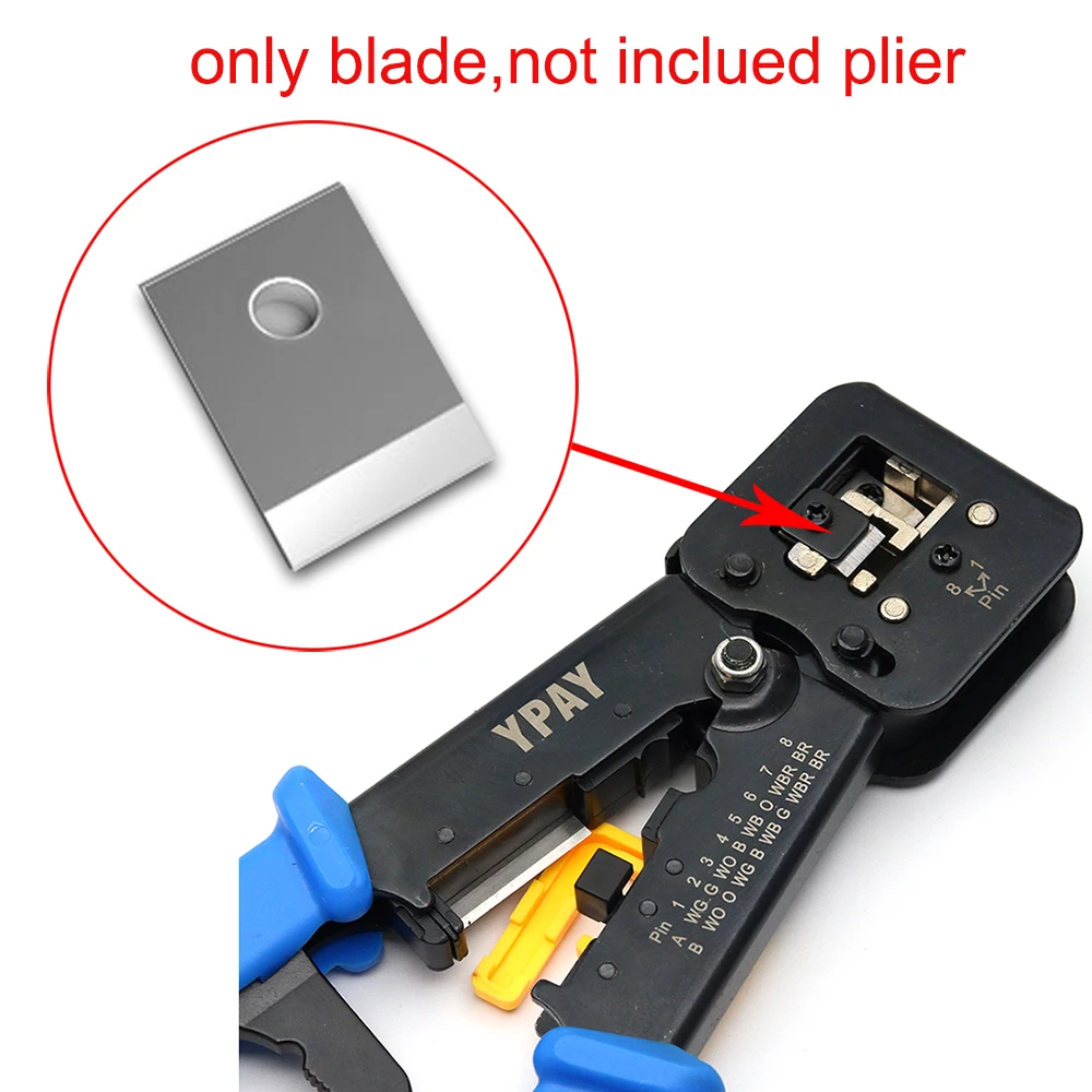 YPAY Lưỡi Dao Dụng Cụ Phần Cho RJ45 Crimper Uốn Cat6 Dao Rọc Cáp Ép Kẹp Dòng Dao Rg45 8p8c Kìm Kẹp 5 chiếc
