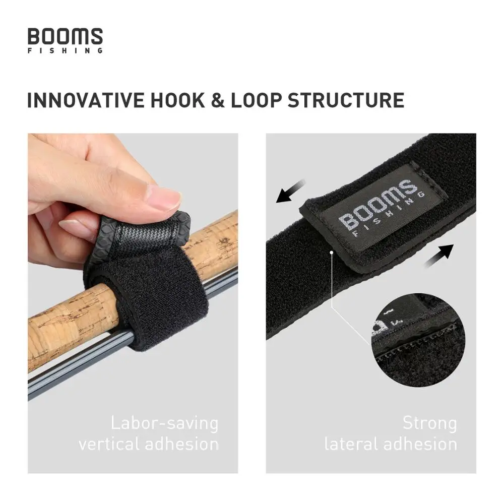 Booms Câu Cá RS3 Dụ Cần Câu Cá Giá Đỡ Dây Dây Cần Buộc Treo Áo Bọc Câu Hộp Dụng Cụ Hộp Phụ Kiện