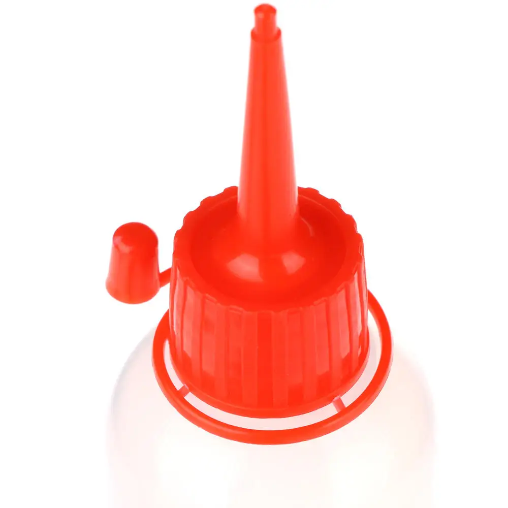 100Ml Nhựa Trong Suốt Đầu Applicator Chai Nhựa Bóp Chai Với Đầu Nắp Đồ Thủ Công Nghệ Thuật Keo Dán Đa Năng Lọ đầm Suông