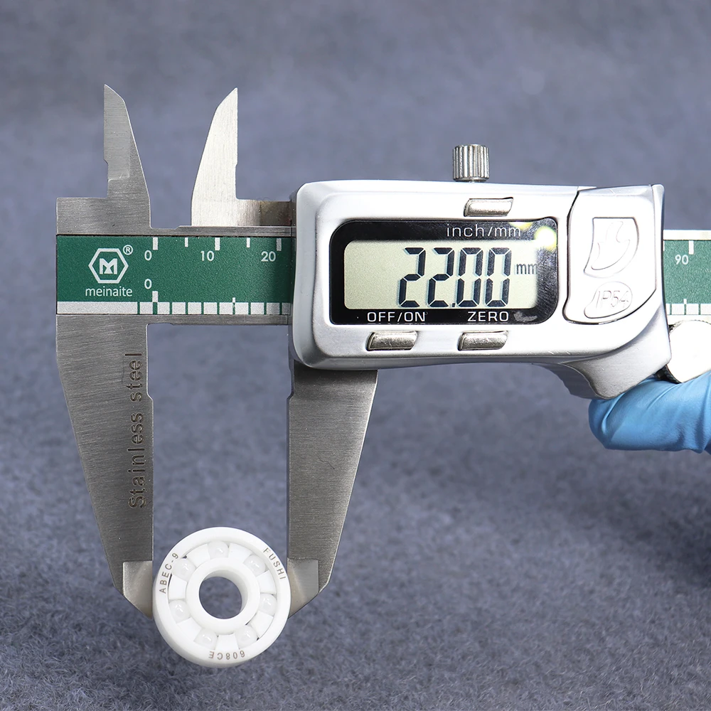 608 Full Ceramic Chịu Lực 8*22*7 Mm (2 Chiếc) zrO2 Chất Liệu 608CE 8*22*7 Mm Zirconia Gốm Vòng Bi