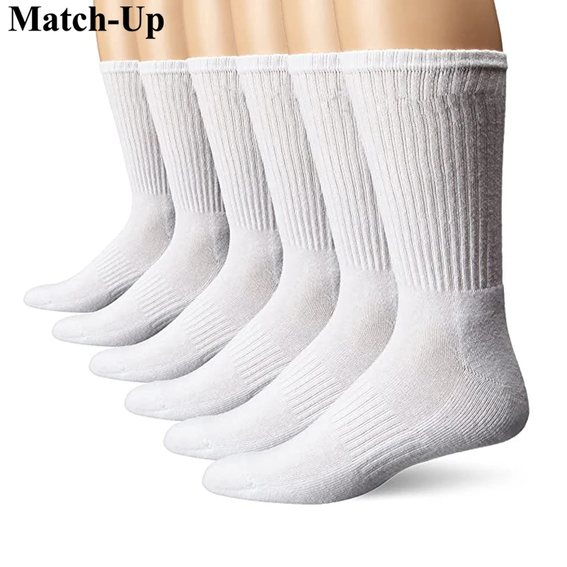 Match-Up Calcetines deportivos de felpa para hombre (6 PARES)